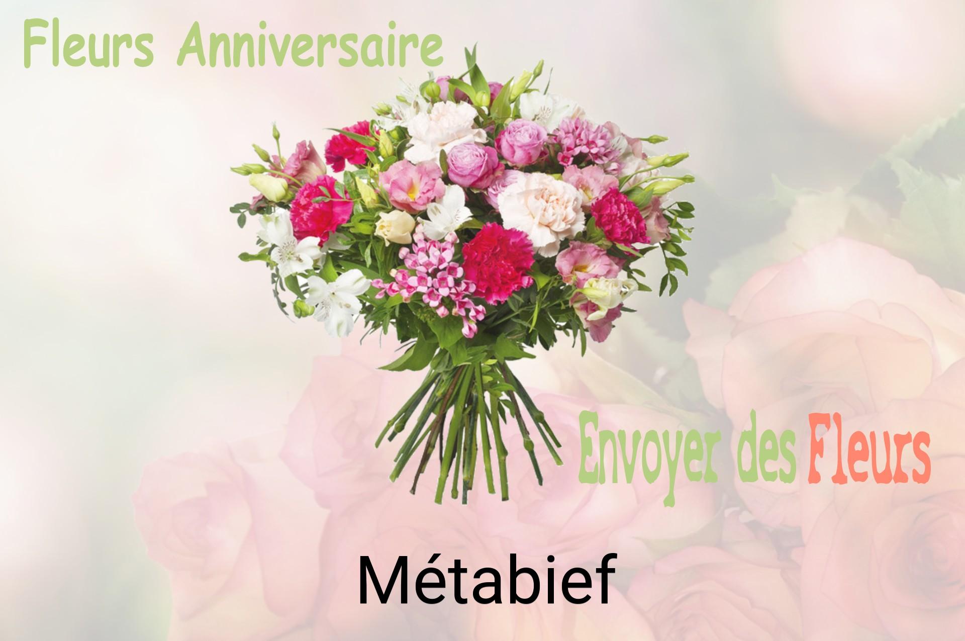 Bouquet de fleurs d’anniversaire livré à Métabief
