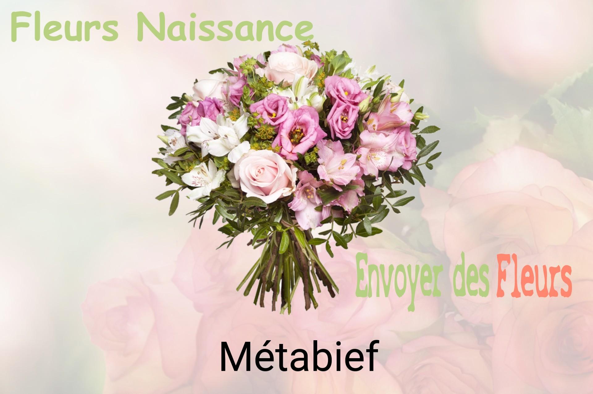 Bouquet de fleurs de naissance livré à Métabief